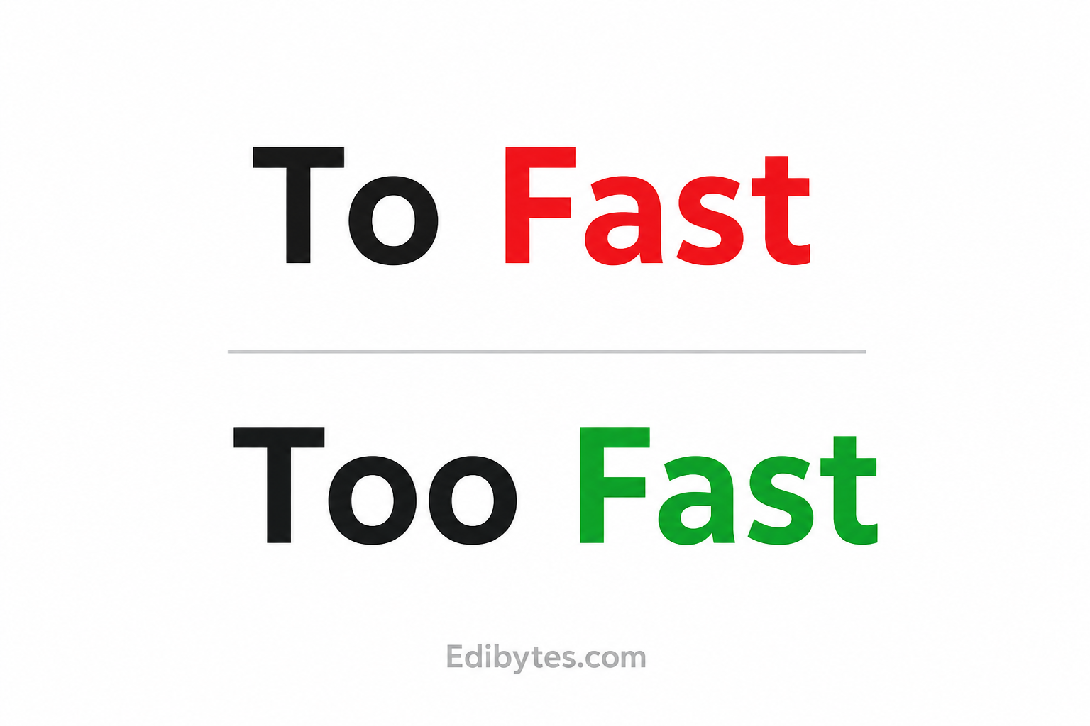 to-fast-or-too-fast